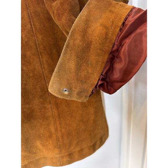 Vintage Blockbuster Cowhide Leather Shacket Jacket Unisex Med - Picture 3 of 7